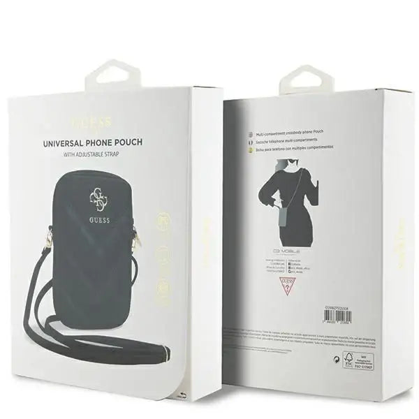 Guess Zip Quilted 4G bag - black - Others<<<HurtelXML