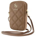 Guess Zip Quilted 4G bag - brown - Laptop bags<<<HurtelXML