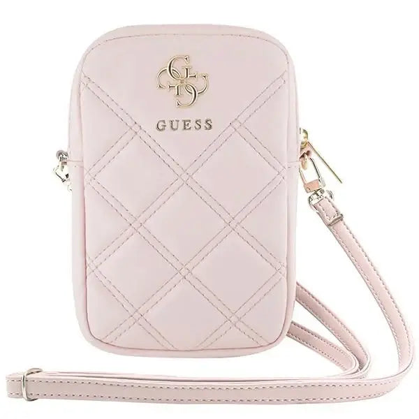 Guess Zip Quilted 4G bag - pink - Others<<<HurtelXML