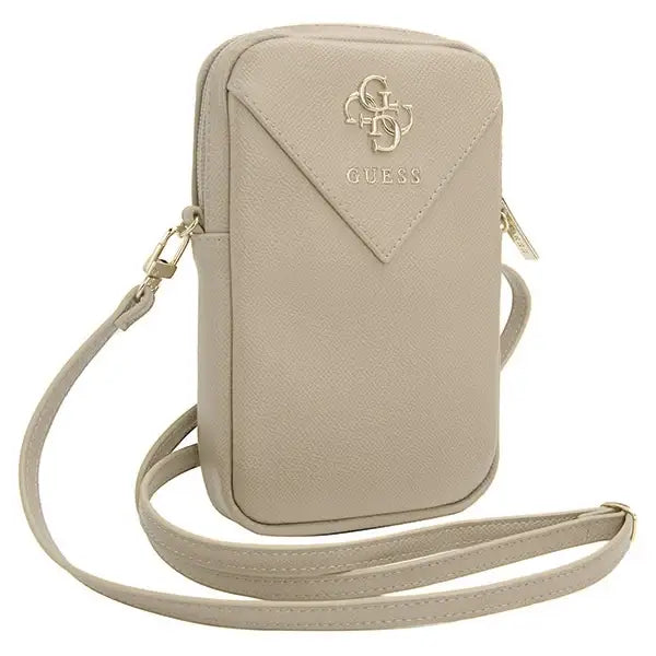 Guess Zip Triangle 4G phone bag - gold - Others<<<HurtelXML