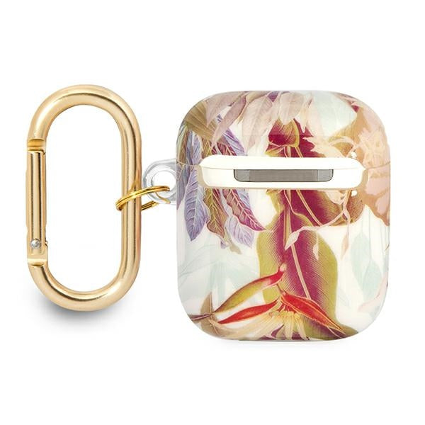 Guess GUA2HHFLU AirPods cover purple/purple Flower Strap Collection