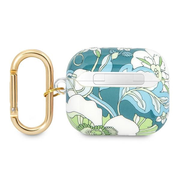 Guess GUA3HHFLN AirPods 3 cover green/green Flower Strap Collection