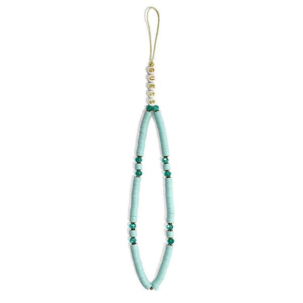 Guess pendant GUSTPEARP Phone Strap blue/blue Heishi Beads