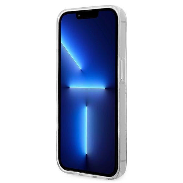 Guess 4G Pattern Script case for iPhone 14 Pro Max - khaki