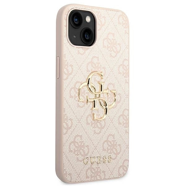 Guess GUHCP14S4GMGPI iPhone 14 6.1" pink/pink hardcase 4G Big Metal Logo