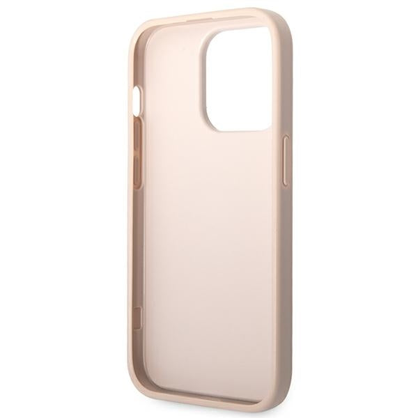 Guess GUHCP14L4GMGPI iPhone 14 Pro 6.1" pink/pink hardcase 4G Big Metal Logo