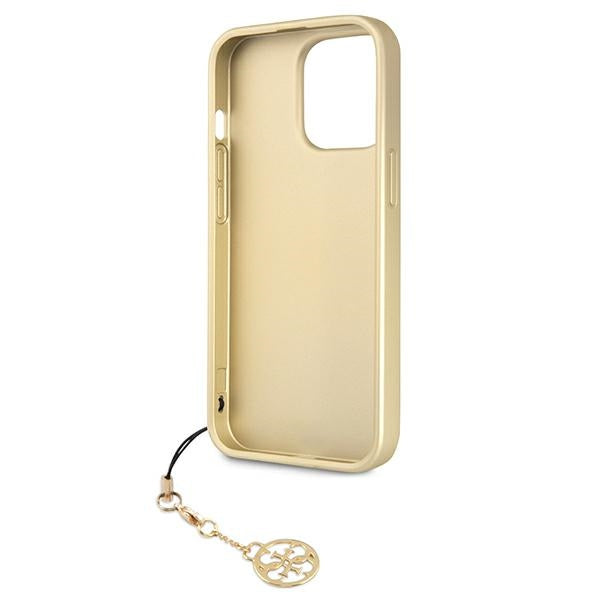 Guess GUHCP13LGF4GBR iPhone 13 Pro / 13 6.1 "brown / brown hardcase 4G Charms Collection
