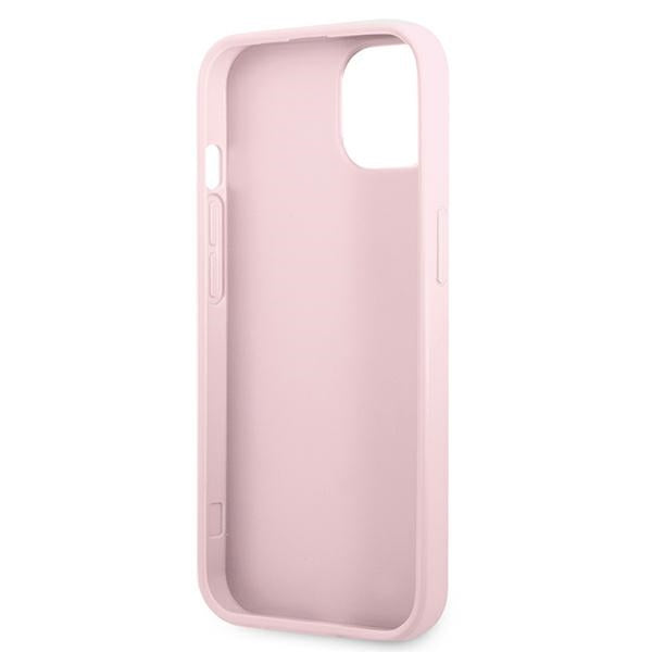 Guess GUHCP13SPSASBPU iPhone 13 mini 5,4 "purple / purple Saffiano Hot Stamp &amp; Metal Logo
