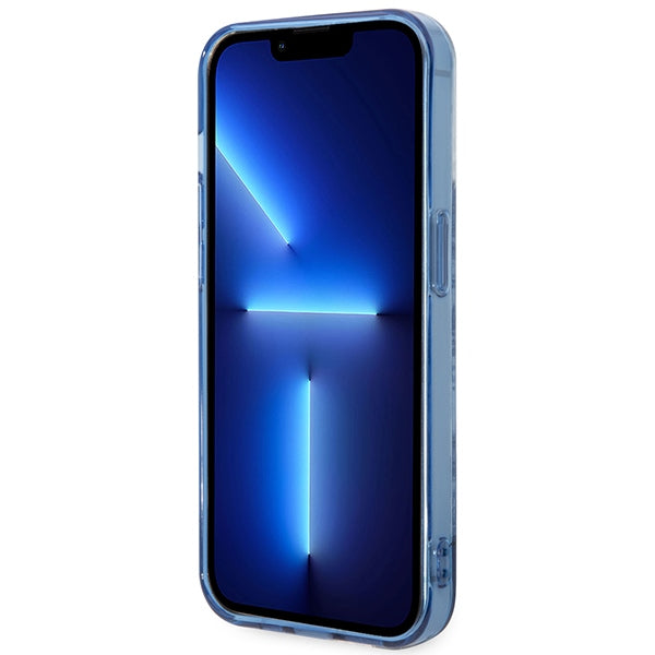 Guess GUHCP14LHGPLHB iPhone 14 Pro 6.1" blue/blue hardcase Porcelain Collection