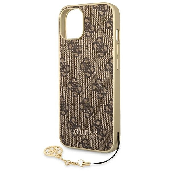 Guess GUHCP14MGF4GBR iPhone 14 Plus 6,7 "brown / brown hardcase 4G Charms Collection