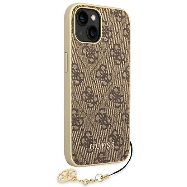 Guess GUHCP14MGF4GBR iPhone 14 Plus 6,7 "brown / brown hardcase 4G Charms Collection