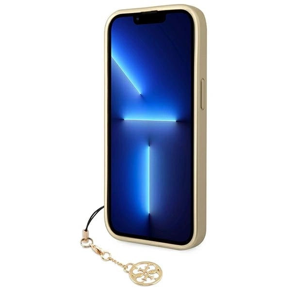 Guess GUHCP14MGF4GBR iPhone 14 Plus 6,7 "brown / brown hardcase 4G Charms Collection
