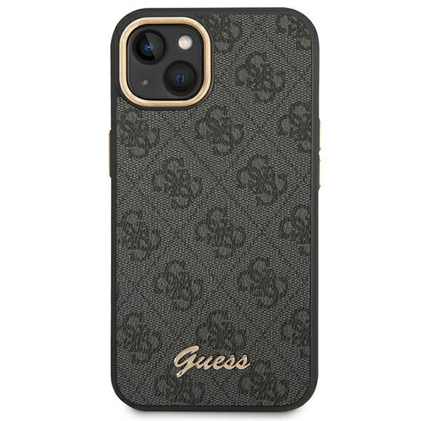Guess GUHCP14MHG4SHK iPhone 14 Plus 6.7 "black / black hard case 4G Vintage Gold Logo