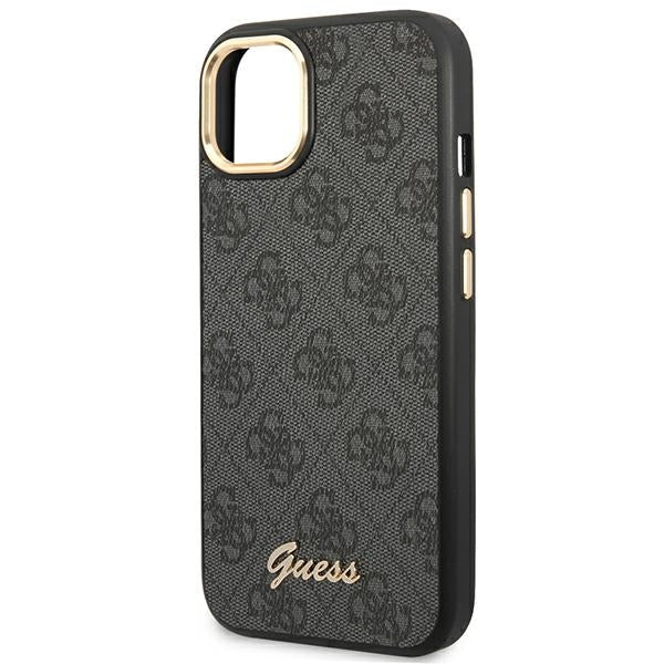 Guess GUHCP14MHG4SHK iPhone 14 Plus 6.7 "black / black hard case 4G Vintage Gold Logo