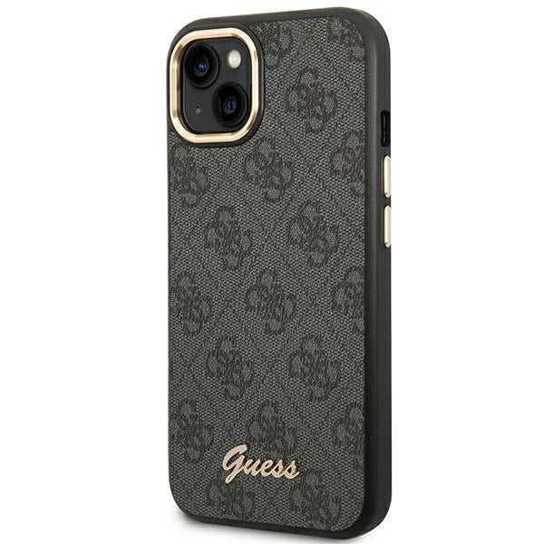 Guess GUHCP14MHG4SHK iPhone 14 Plus 6.7 "black / black hard case 4G Vintage Gold Logo