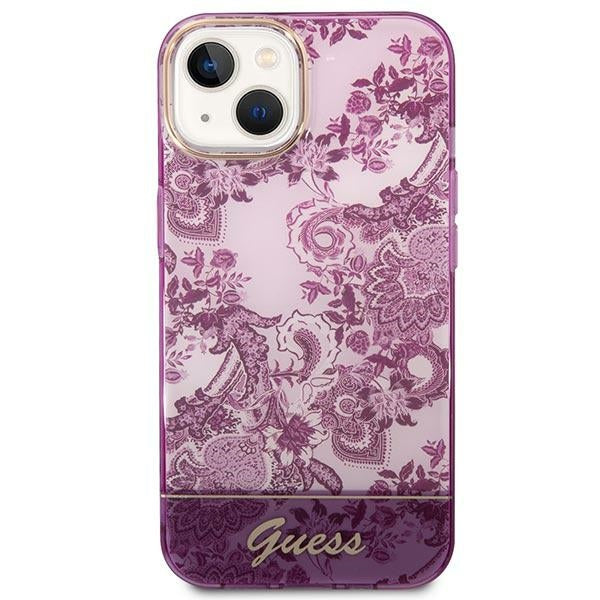 Guess GUHCP14MHGPLHF iPhone 14 Plus 6.7" fuchsia/fuschia hardcase Porcelain Collection