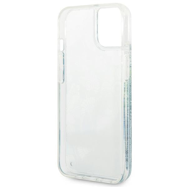 Guess GUHCP14MLFLSN iPhone 14 Plus 6.7 &quot;green / green hardcase Flower Liquid Glitter