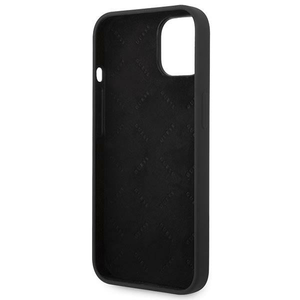 Guess GUHCP14MSLTGK iPhone 14 Plus 6.7&quot; black/black hardcase Silicone Triangle