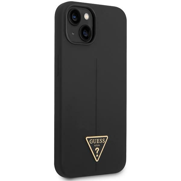 Guess GUHCP14MSLTGK iPhone 14 Plus 6.7" black/black hardcase Silicone Triangle