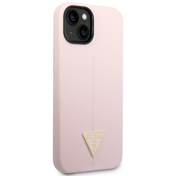 Guess GUHCP14MSLTGU iPhone 14 Plus 6.7 "purple / purple hardcase Silicone Triangle