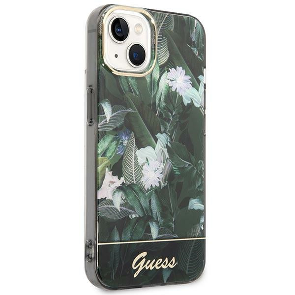 Guess Jungle Collection iPhone 14 Case - Green