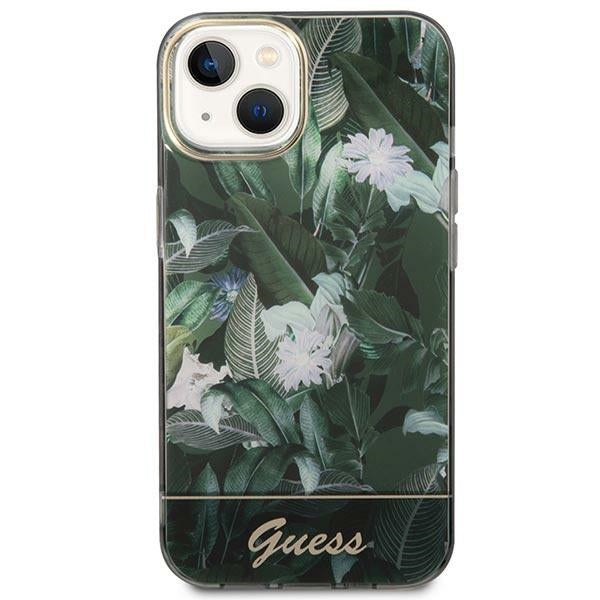 Guess Jungle Collection iPhone 14 Case - Green