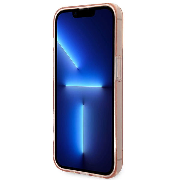 Guess Translucent iPhone 14 Pro Max 6.7" Case - Pink