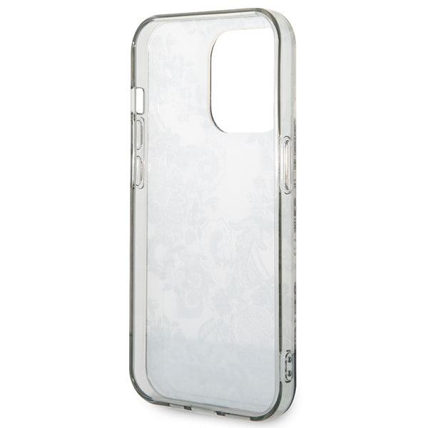 Guess GUHCP14XHGPLHG iPhone 14 Pro Max 6.7 "gray / gray hardcase Porcelain Collection