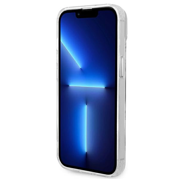 Guess GUHMP14MHTRMS iPhone 14 Plus 6.7&quot; silver/silver hard case Metal Outline Magsafe