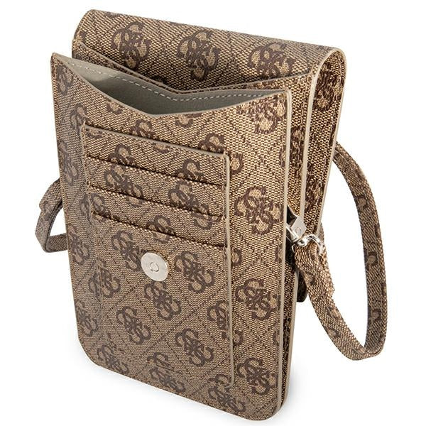 Guess Handbag GUWBP4TMBR brown / brown 4G Triangle