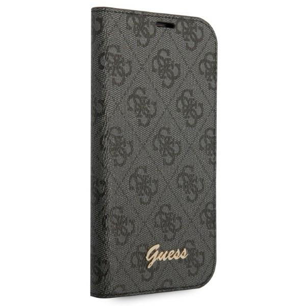 Guess GUBKP14LHG4SHK iPhone 14 Pro 6.1 "black / black book 4G Vintage Gold Logo