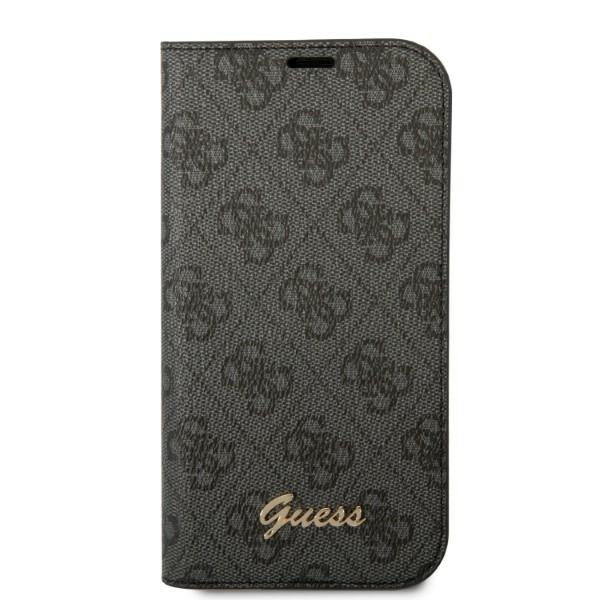 Guess GUBKP14SHG4SHK iPhone 14 6.1 "black / black book 4G Vintage Gold Logo