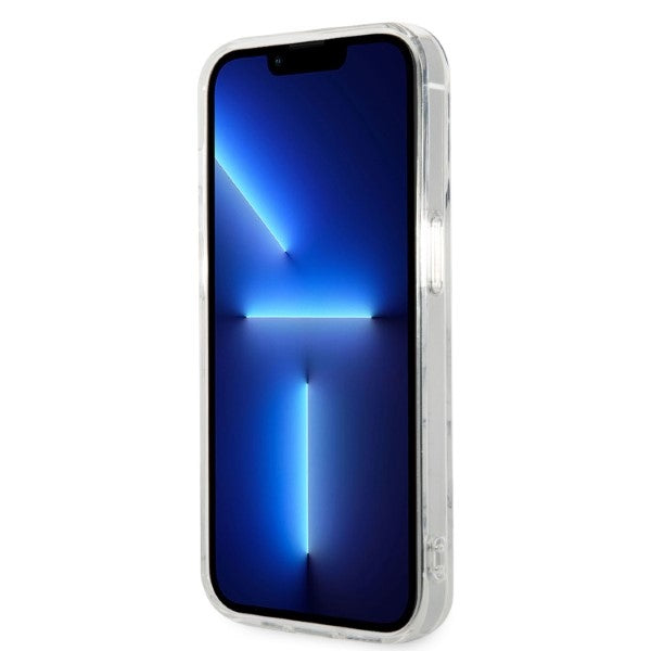 Guess GUBPP14LHMEACSH Case+ Charger Set iPhone 14 Pro 6.1&quot; white/white hard case Marble MagSafe