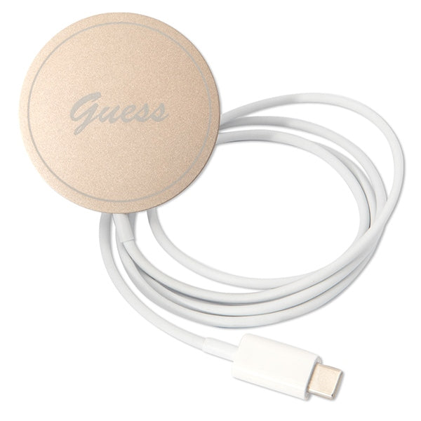 Set Guess GUBPP14MHMEACSK Case+ Charger iPhone 14 Plus 6.7" black/black hard case Marble MagSafe