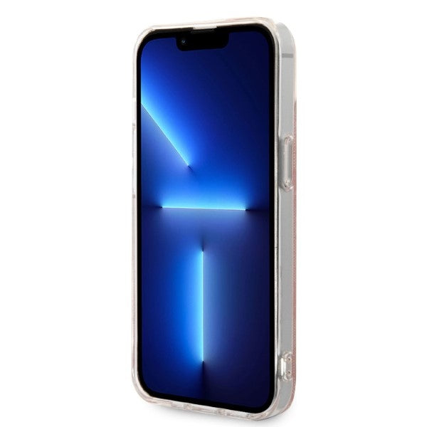 Set Guess GUBPP14SH4EACSP Case+ Charger iPhone 14 6.1" pink/pink hard case 4G Print MagSafe