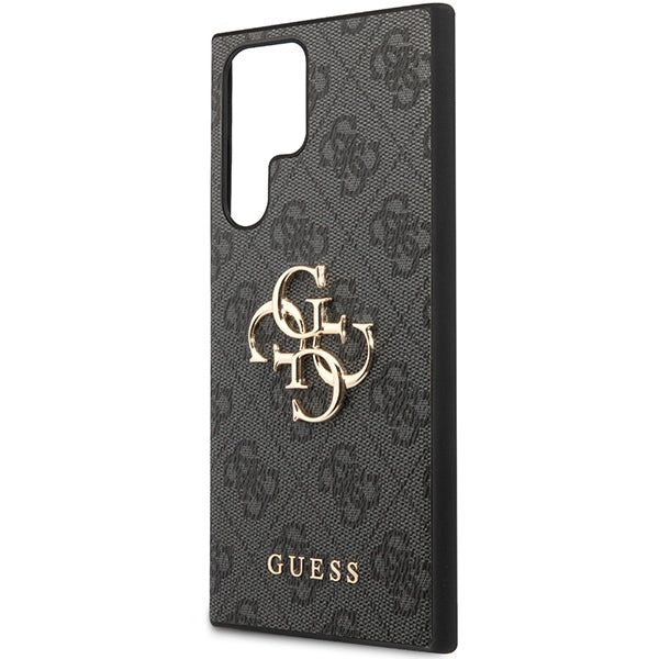 Guess GUHCS23L4GMGGR S23 Ultra S918 grey/grey hardcase 4G Big Metal Logo