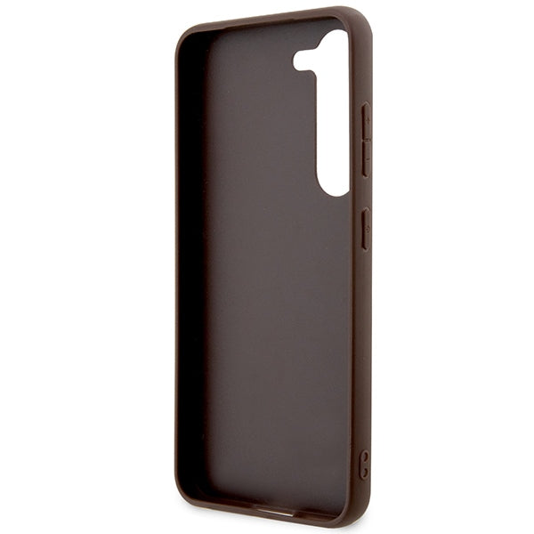 Guess GUHCS23S4GMGBR S23 S911 brown/brown hardcase 4G Big Metal Logo