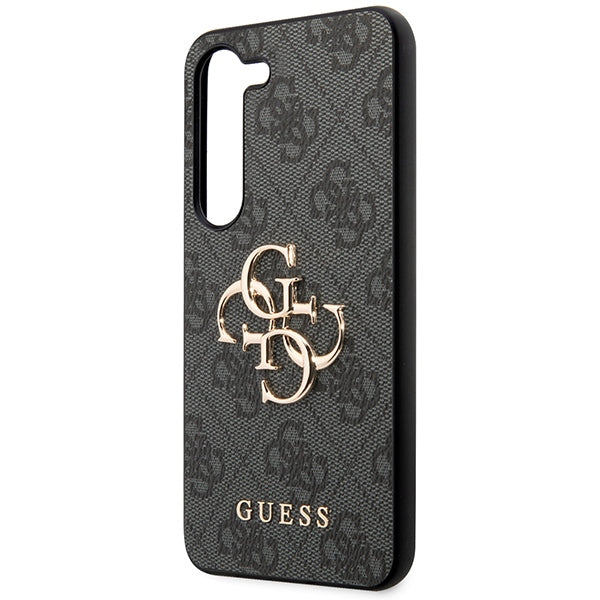 Guess GUHCS23S4GMGGR S23 S911 grey/grey hardcase 4G Big Metal Logo