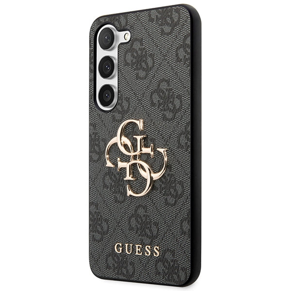 Guess GUHCS23S4GMGGR S23 S911 grey/grey hardcase 4G Big Metal Logo
