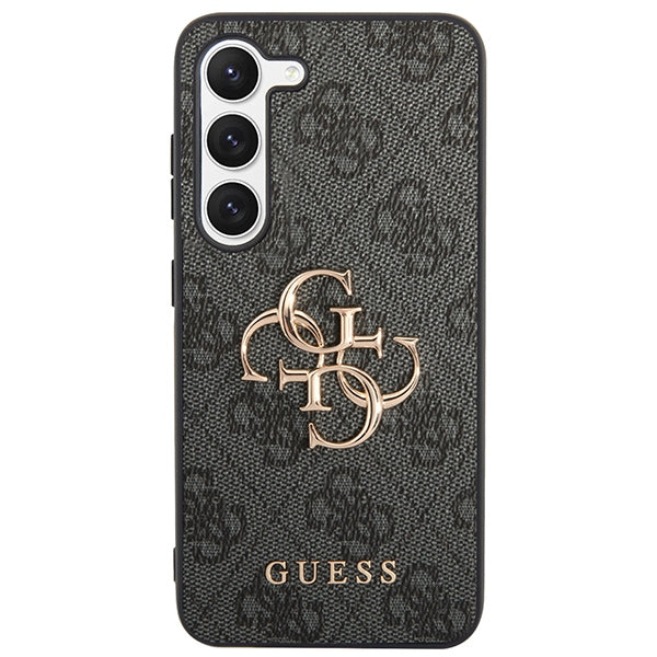 Guess GUHCS23S4GMGGR S23 S911 grey/grey hardcase 4G Big Metal Logo