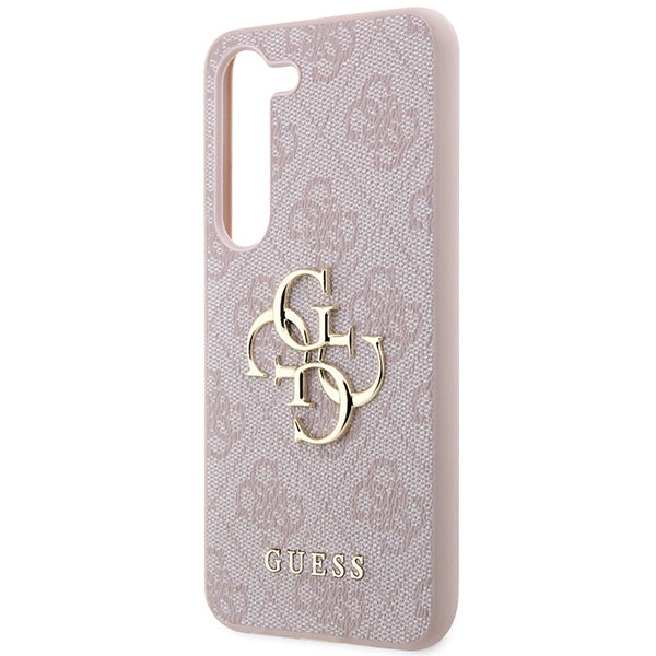 Guess GUHCS23S4GMGPI S23 S911 pink/pink hardcase 4G Big Metal Logo