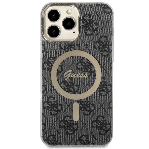 Guess GUHMP13XH4STK iPhone 13 Pro Max 6.7" black/black hardcase 4G MagSafe