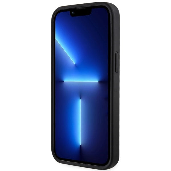 Guess GUHMP14MHGCFSEK iPhone 14 Plus 6.7" black/black hardcase GCube Stripes MagSafe