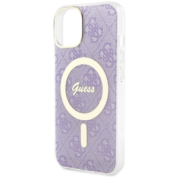 Guess 4G MagSafe case for iPhone 14 - purple