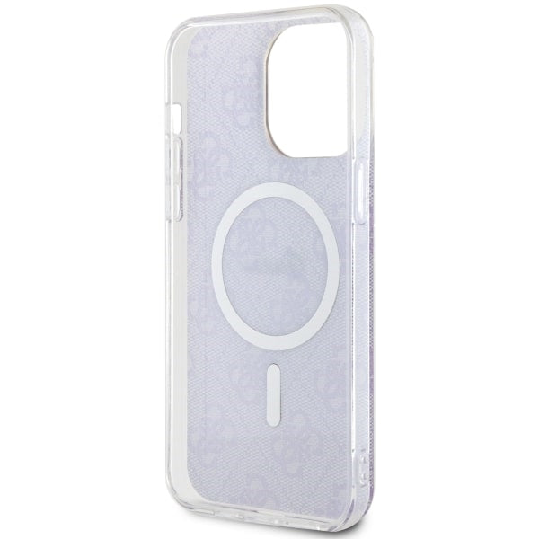 Guess GUHMP14XH4STU iPhone 14 Pro Max 6.7" purple/purple hardcase 4G MagSafe