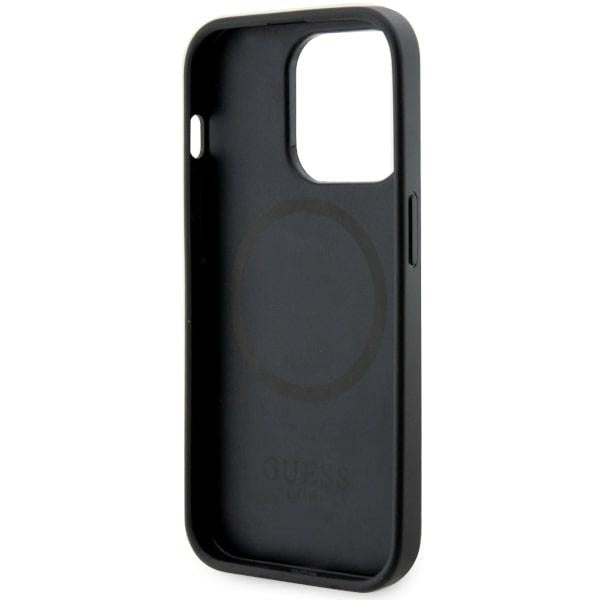Guess GUHMP14XHGCFSEK iPhone 14 Pro Max 6.7" black/black hardcase GCube Stripes MagSafe