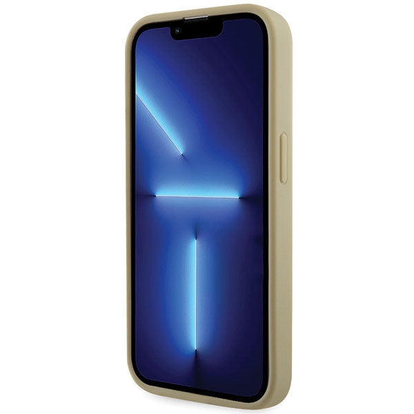 Guess GUHCP14LHDGTPD iPhone 14 Pro 6.1" gold/gold hardcase Rhinestone Triangle