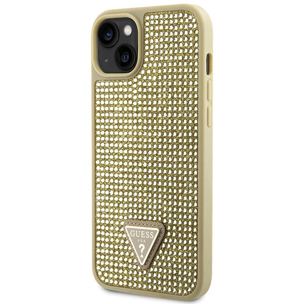 Guess GUHCP14MHDGTPD iPhone 14 Plus 6.7" gold/gold hardcase Rhinestone Triangle