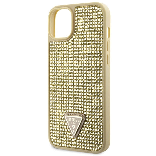 Guess GUHCP14MHDGTPD iPhone 14 Plus 6.7" gold/gold hardcase Rhinestone Triangle