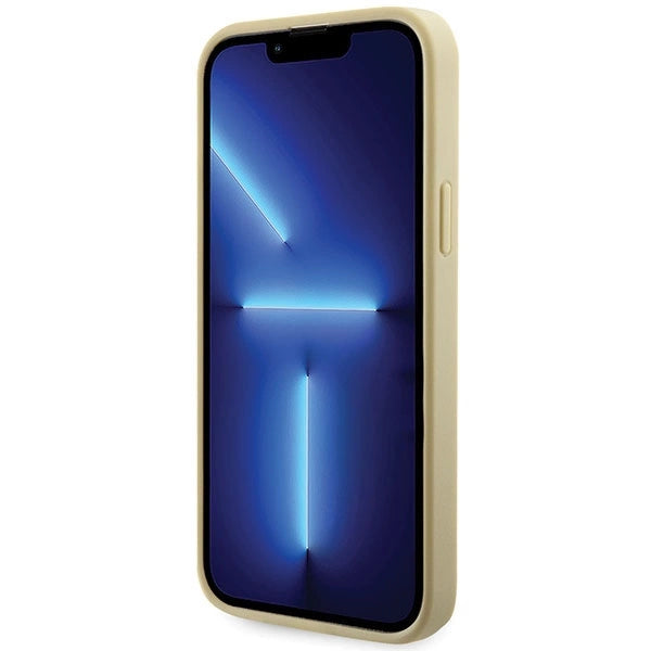 Guess GUHCP14SHDGTPD iPhone 14 6.1" gold/gold hardcase Rhinestone Triangle